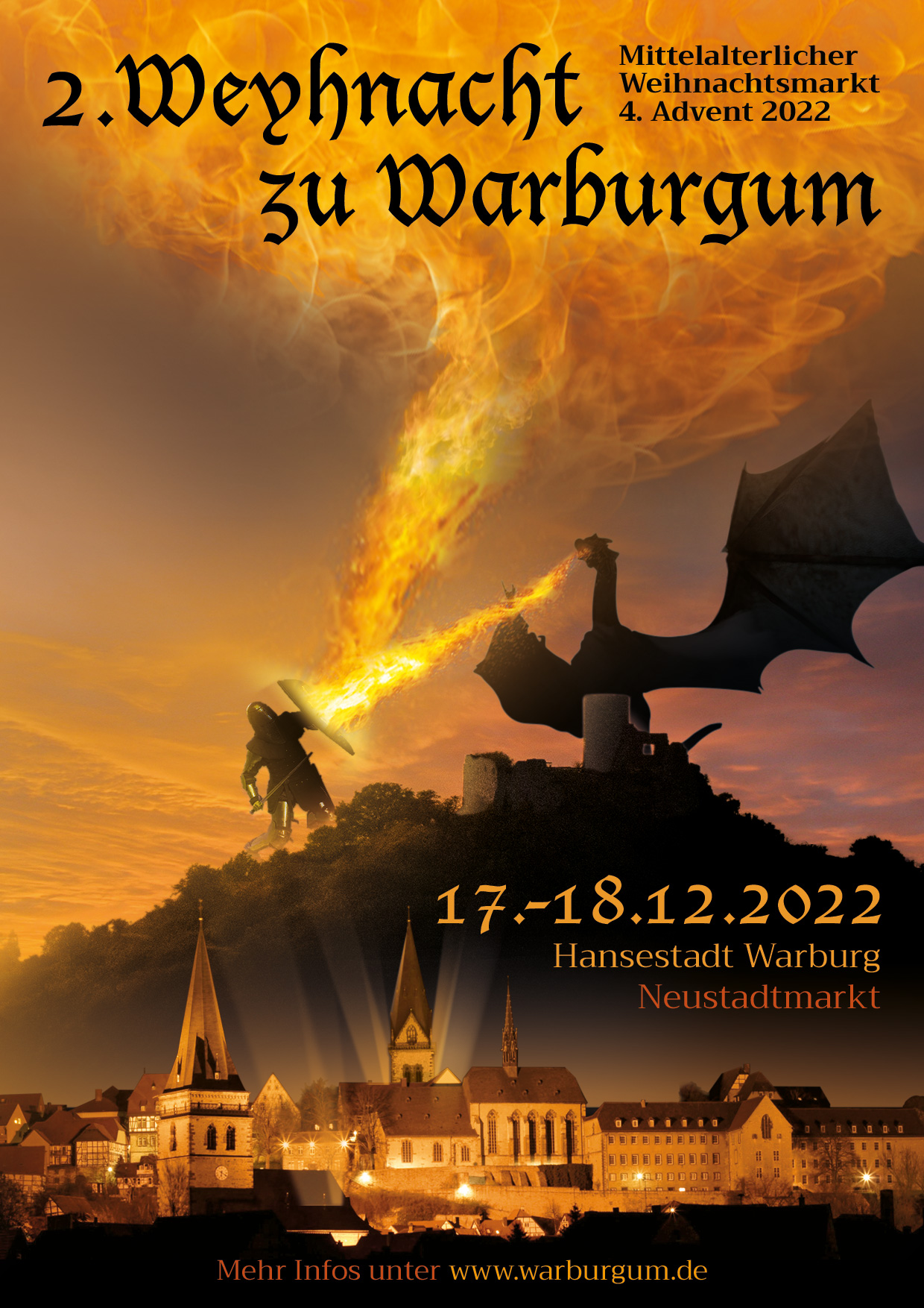 Das Plakat für den Warburgum-Markt 2022